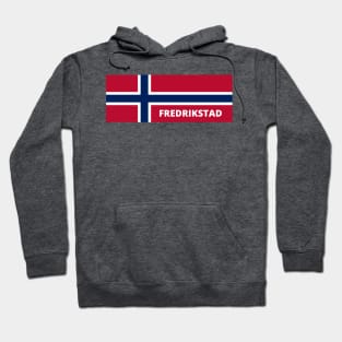 Fredrikstad  City in Norwegian Flag Hoodie